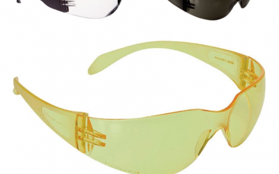 Veiligheidsbril sport geel