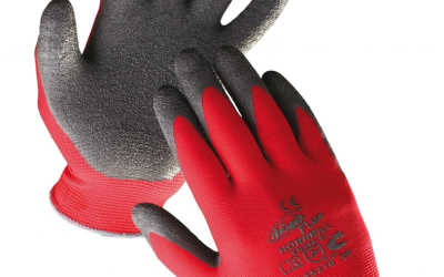 Handschoen Hornbill rood/zwart mt11