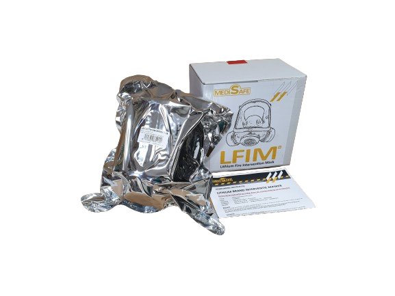 Medisafe LFIM Lithium Fire Intervention mask met box
